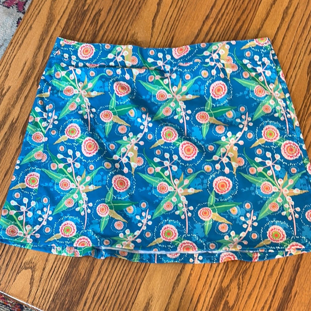 Floral Blue Skirt